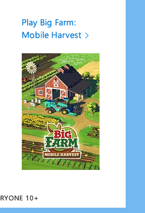 Play Big Farm: Mobile Harvest. Image of Big Farm: Mobile Harvest game box art.